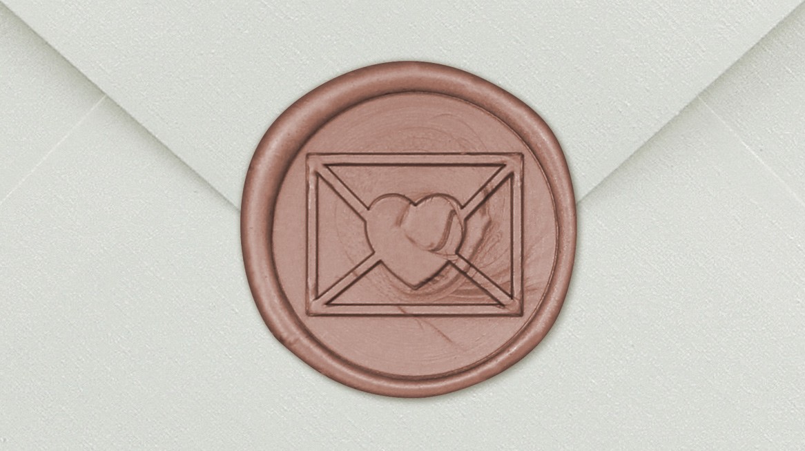 33005-06 - Siegel Rund UMSCHLAG - Rose Gold